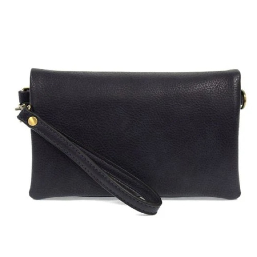 NWOT Joy Susan Kate Wristlet/Clutch/WalletIn In Black Made Of Vegan Leather